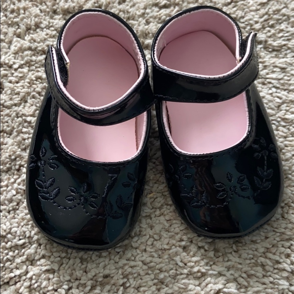 Brand New Black baby Mary Janes - baby 2